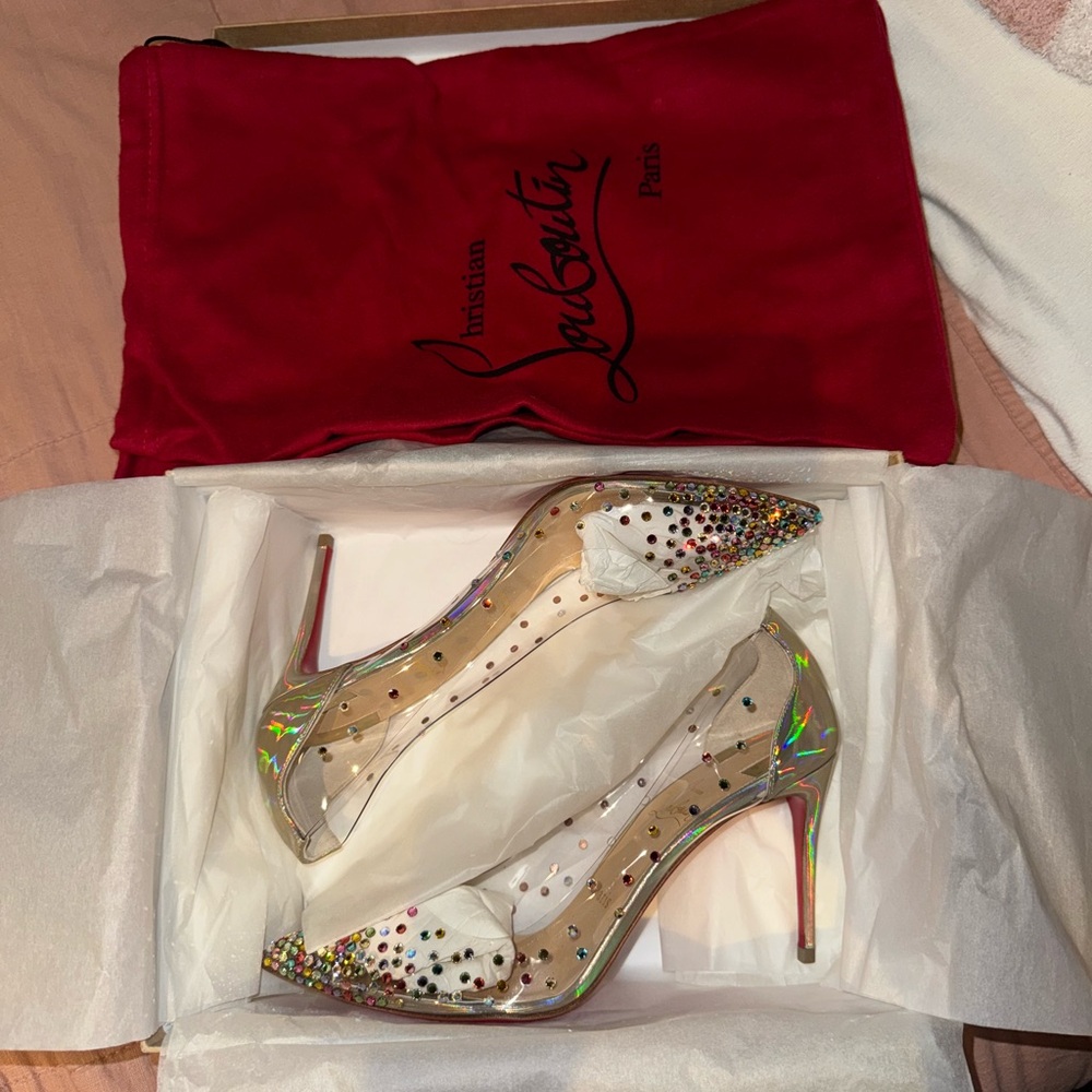 Christian Louboutin Iridescent Heels - Degrastrass